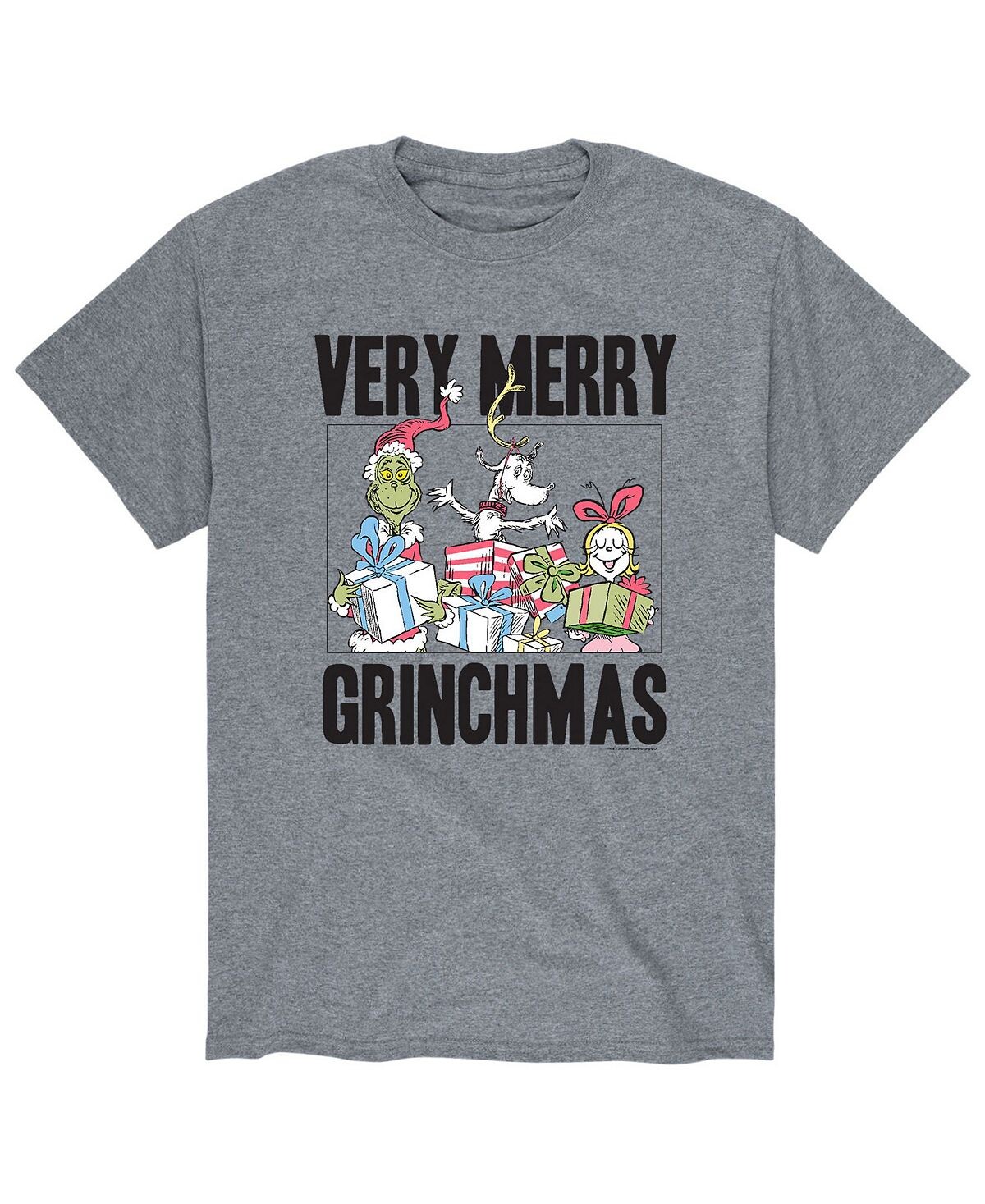Мужская футболка dr. seuss the grinch very merry grinchmas AIRWAVES, серый
Мужская футболка dr. seuss the grinch very merry grinchmas AIRWAVES, серый