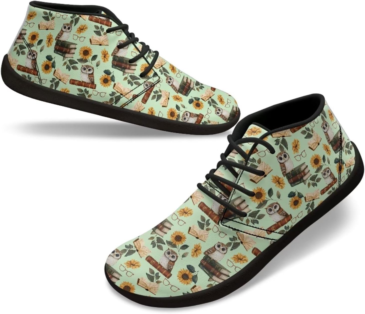 Мужские беговые кроссовки с широкой пяткой, без шнурков, противоскользящие, быстро сохнущие, с подошвой нулевого падения Xixirimido, Owl Glasses Books Sunflower
Мужские беговые кроссовки с широкой пяткой, без шнурков, противоскользящие, быстро сохнущие, с подошвой нулевого падения Xixirimido, Owl Glasses Books Sunflower