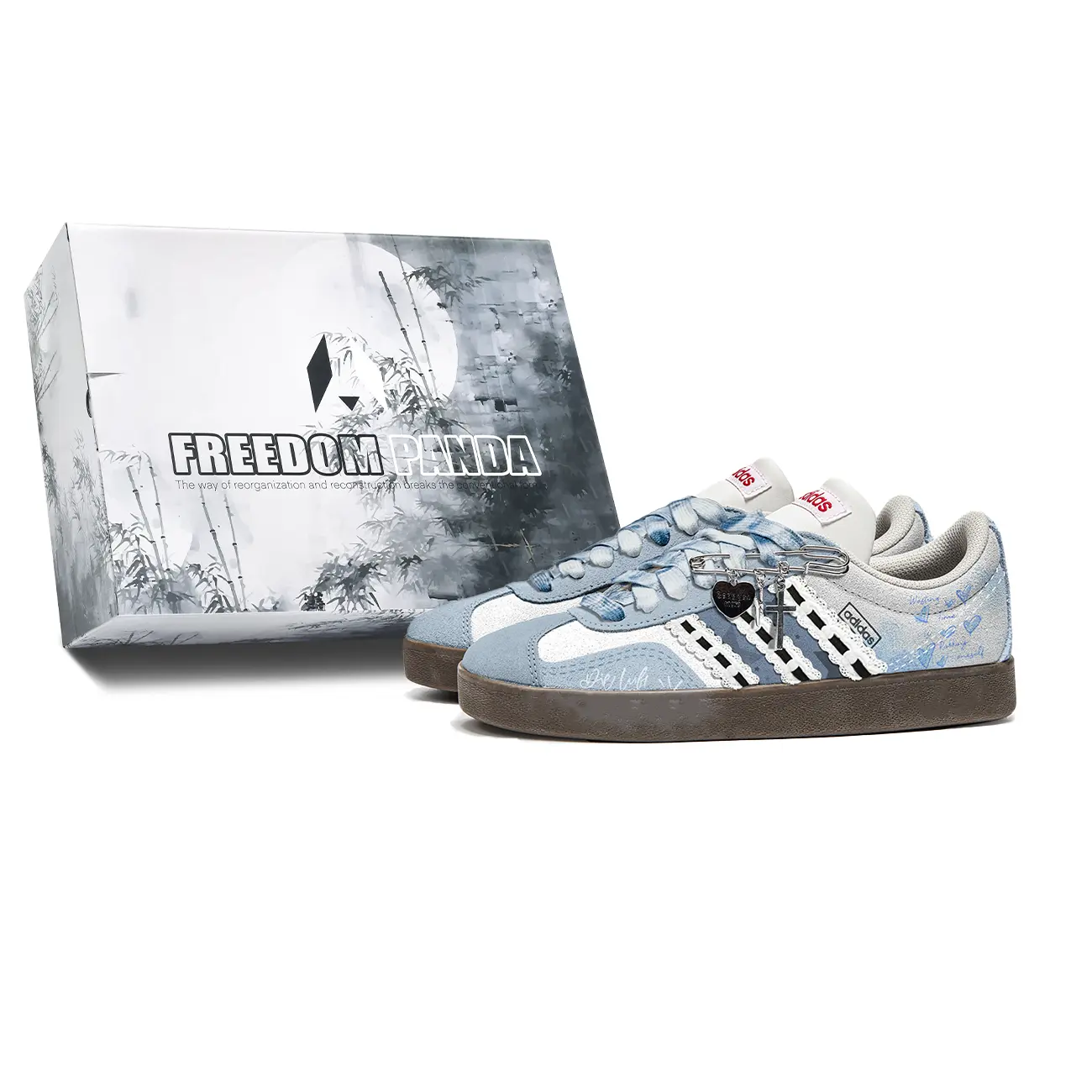 Adidas Neo VL Court 2.0 Skateboard Shoes Unisex Low top Blue/Gray
Adidas Neo VL Court 2.0 Skateboard Shoes Unisex Low top Blue/Gray