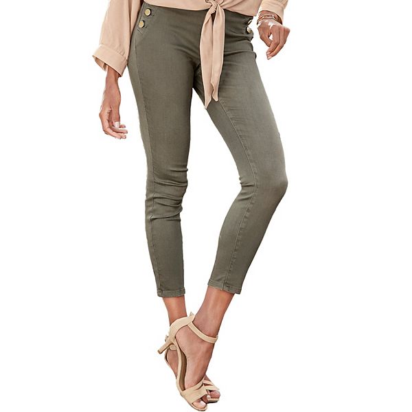 Женские брюки с высокой талией Lascana, Khaki
Женские брюки с высокой талией Lascana, Khaki