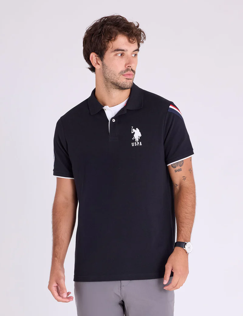 Футболка-поло U.S. Polo Assn Signature Tricot Tape Pique, черный
Футболка-поло U.S. Polo Assn Signature Tricot Tape Pique, черный