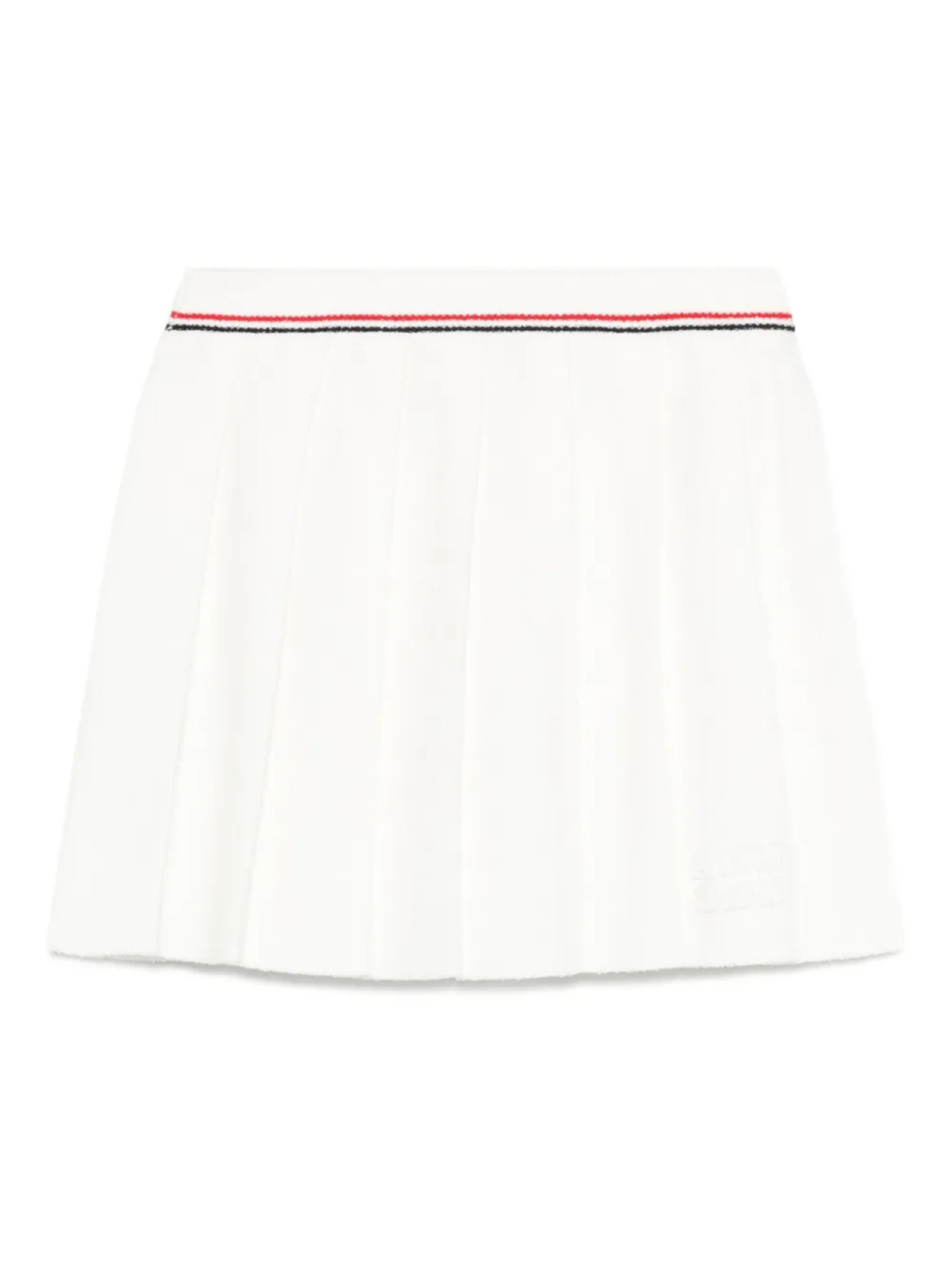 Юбка-плиссе из хлопковой смеси Miu Miu, белый
Юбка-плиссе из хлопковой смеси Miu Miu, белый