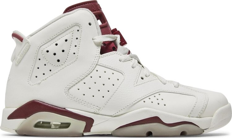 Кроссовки Air Jordan 6 Retro OG BG Maroon 2015, белый
Кроссовки Air Jordan 6 Retro OG BG Maroon 2015, белый