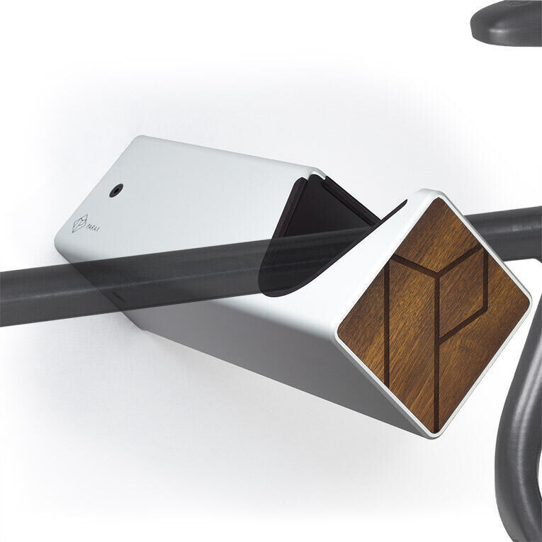 Крепление для велосипеда на стену - Дерево и алюминий - Серебристый - Кебони - D-RACK PARAX, серебристый / черный / темно-коричневый
Крепление для велосипеда на стену - Дерево и алюминий - Серебристый - Кебони - D-RACK PARAX, серебристый / черный / темно-коричневый