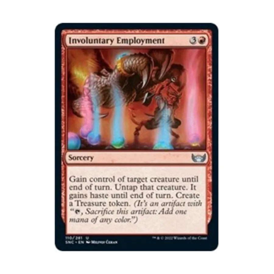 CCG Вынужденная занятость (U), MTG - Streets of New Capenna
CCG Вынужденная занятость (U), MTG - Streets of New Capenna