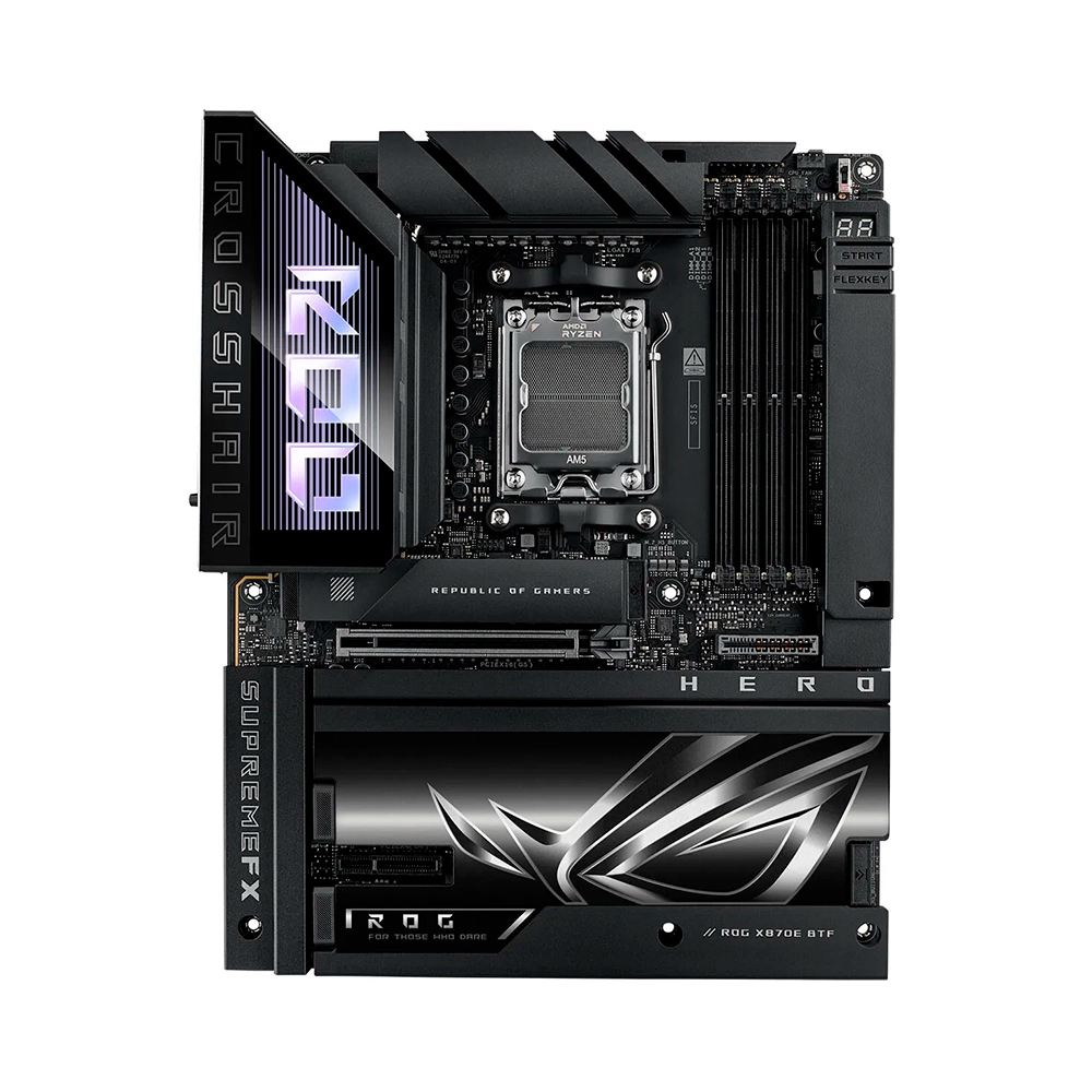 Материнская плата Asus ROG Crosshair X870E HERO BTF, AM5, DDR5, Wi-Fi
Материнская плата Asus ROG Crosshair X870E HERO BTF, AM5, DDR5, Wi-Fi
