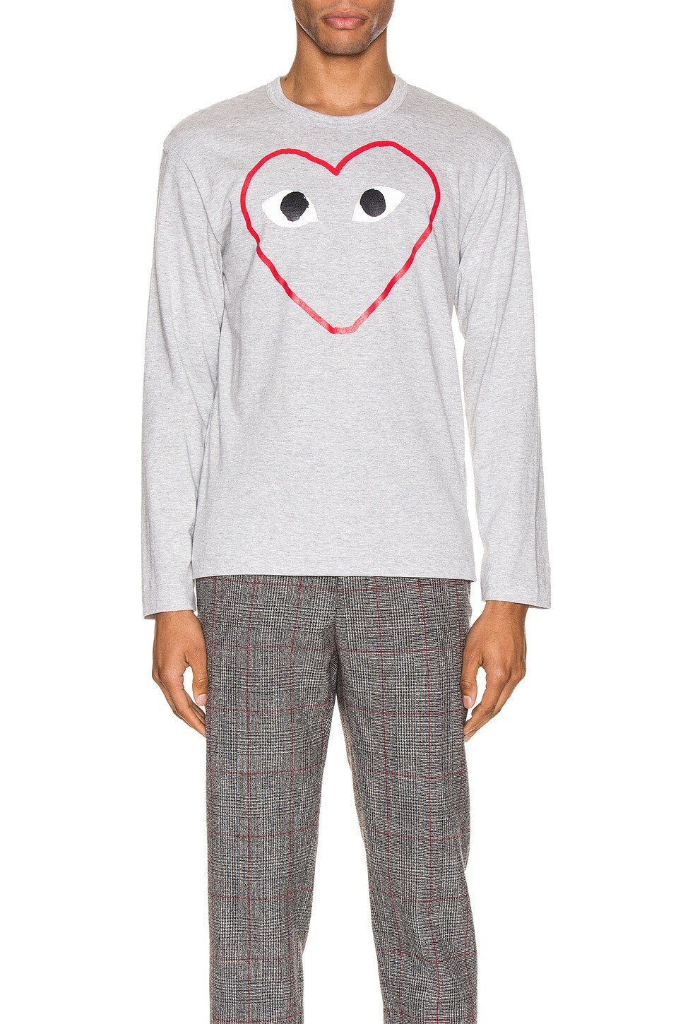 Футболка с длинными рукавами и логотипом в форме сердца Comme Des Garcons Play, серый
Футболка с длинными рукавами и логотипом в форме сердца Comme Des Garcons Play, серый