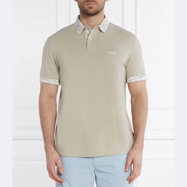 Рубашка поло стандартного кроя Boss, бежевый
Рубашка поло стандартного кроя Boss, бежевый