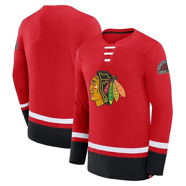 Мужская красная футболка с длинным рукавом Chicago Blackhawks High Point Fanatics
Мужская красная футболка с длинным рукавом Chicago Blackhawks High Point Fanatics