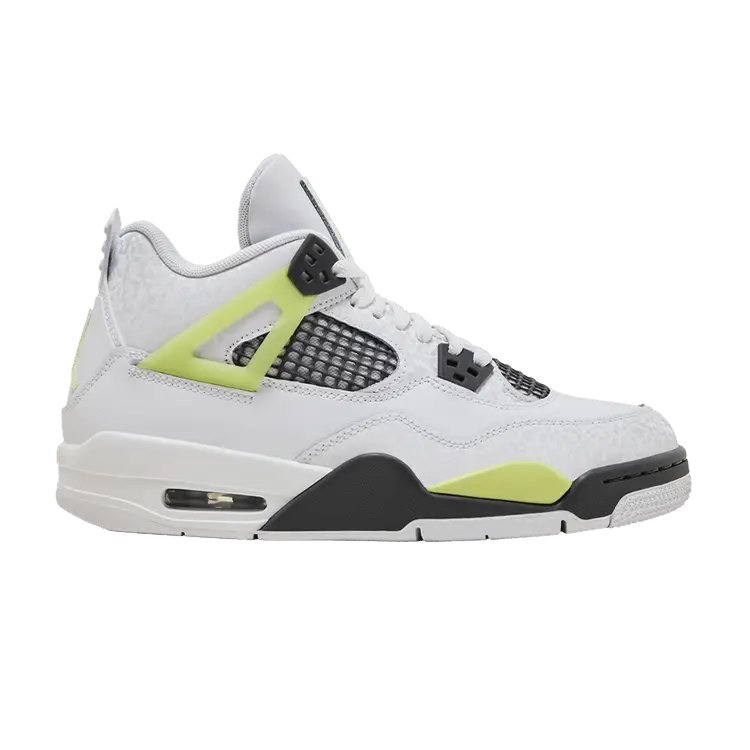 Кроссовки Air Jordan Air Jordan 4 Retro GS 'Light Lemon Twist', белый 
Кроссовки Air Jordan Air Jordan 4 Retro GS 'Light Lemon Twist', белый