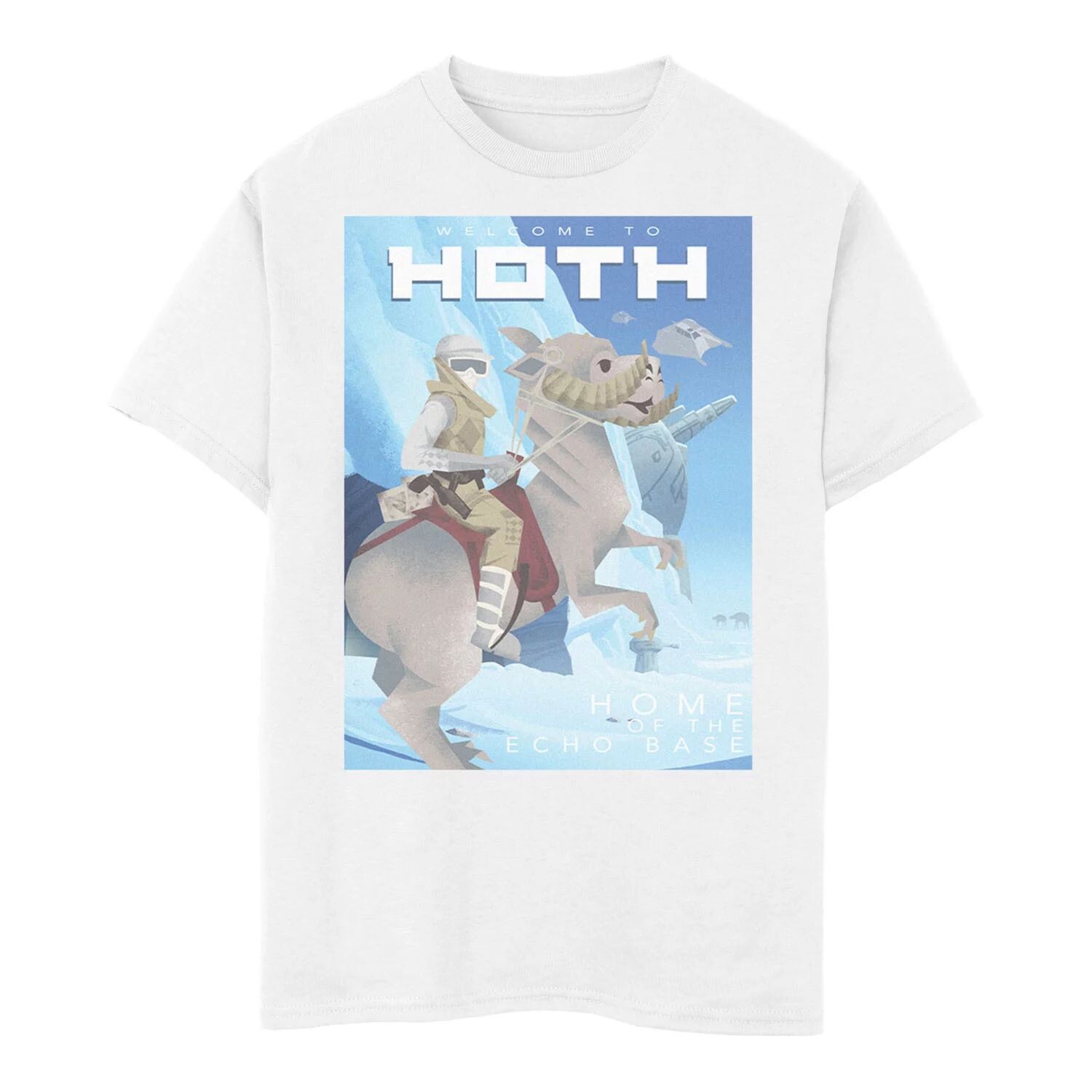 Футболка с геометрическим плакатом и графическим рисунком для мальчиков 8–20 лет «Звездные войны, добро пожаловать в дом Хота» Star Wars
Футболка с геометрическим плакатом и графическим рисунком для мальчиков 8–20 лет «Звездные войны, добро пожаловать в дом Хота» Star Wars