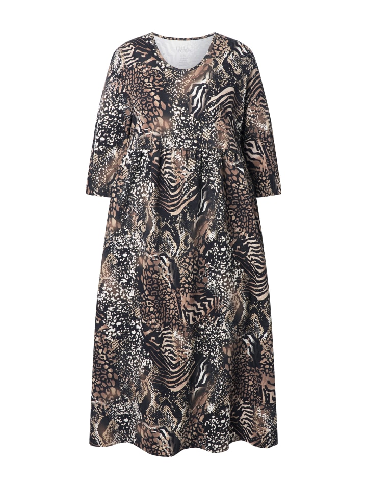 Длинное платье Ulla Popken, черный
Длинное платье Ulla Popken, черный