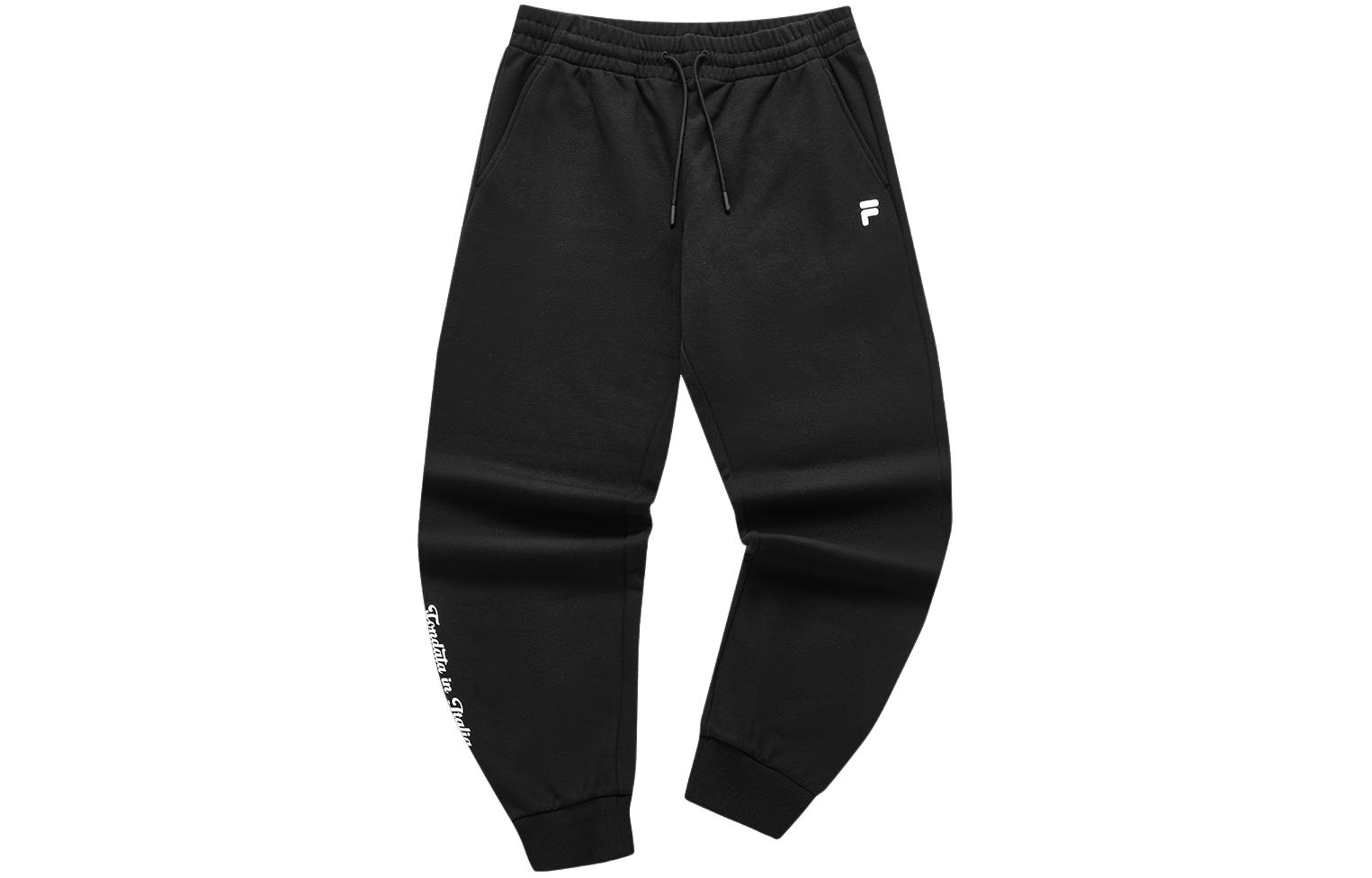 ФИЛА ФЬЮЖН Вязаные спортивные брюки мужские угольно-черные 
ФИЛА ФЬЮЖН Вязаные спортивные брюки мужские угольно-черные