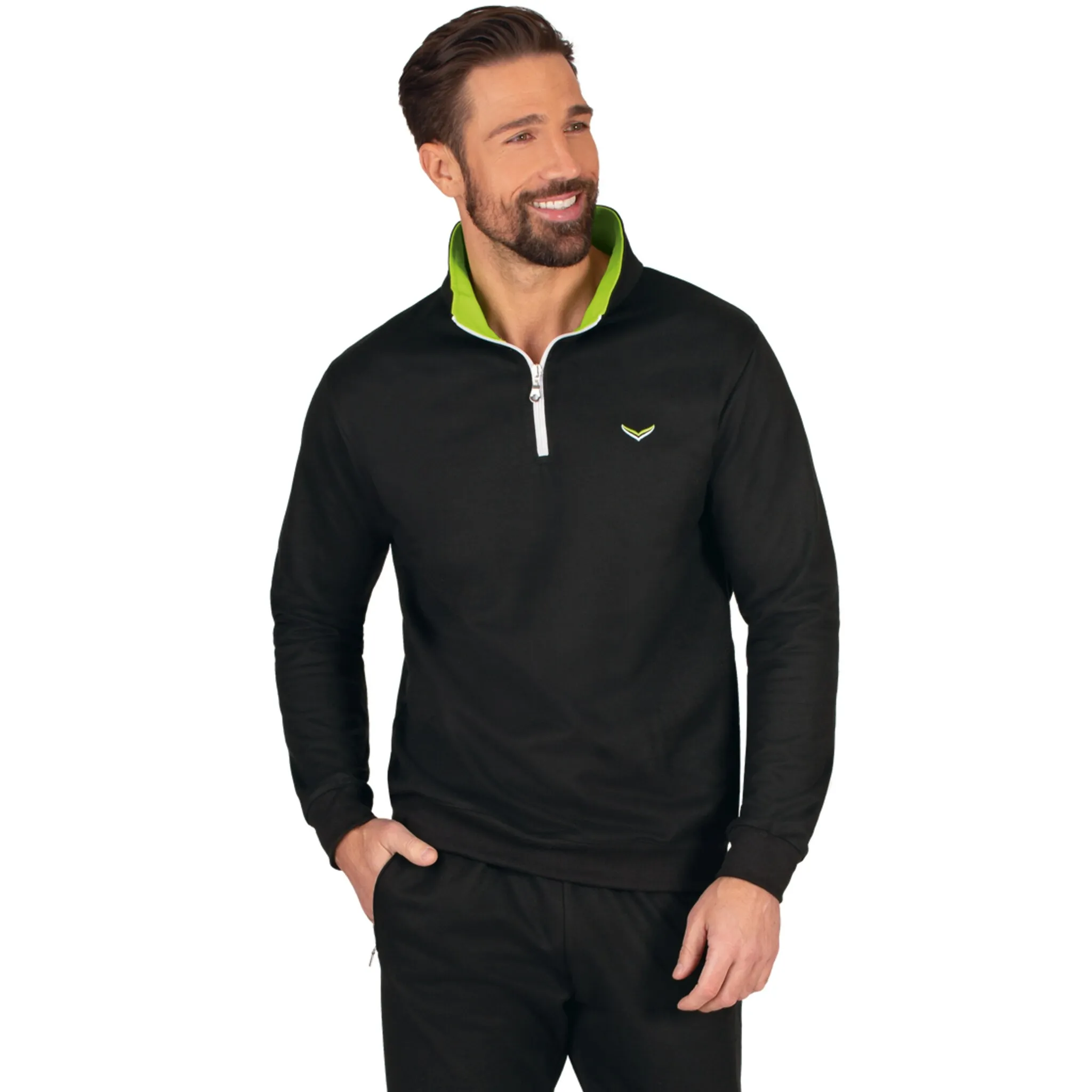 Толстовка Trigema "Толстовка TRIGEMA с воротником и молнией ", черный
Толстовка Trigema "Толстовка TRIGEMA с воротником и молнией ", черный