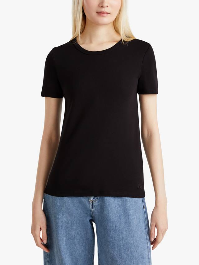 Футболка с круглым вырезом Benetton, черный
Футболка с круглым вырезом Benetton, черный