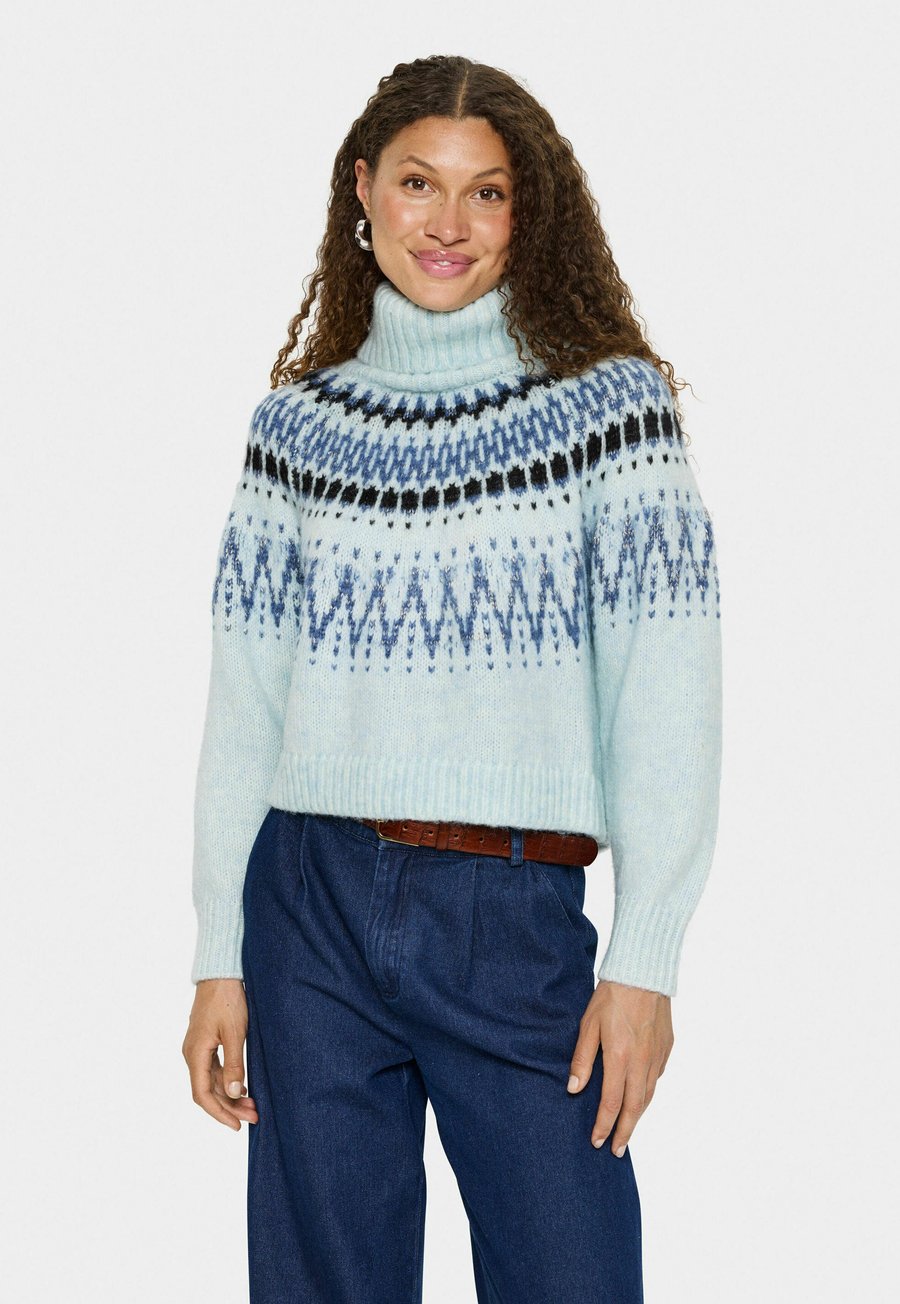 Джемпер Saint Tropez MEGNASZ ROLLNECK, Starlight Blue Melange/Light Blue
Джемпер Saint Tropez MEGNASZ ROLLNECK, Starlight Blue Melange/Light Blue