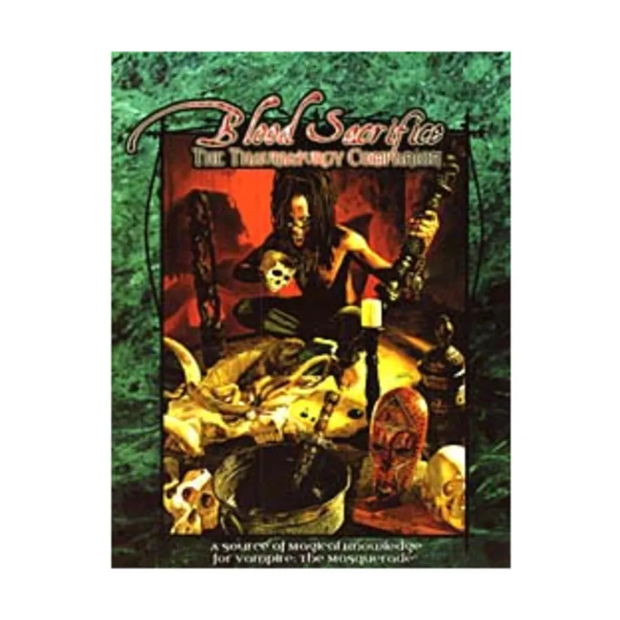 Blood Sacrifice - The Thaumaturgy Companion, Vampire - The Masquerade - Core Books & Sourcebooks, мягкая обложка 
Blood Sacrifice - The Thaumaturgy Companion, Vampire - The Masquerade - Core Books & Sourcebooks, мягкая обложка