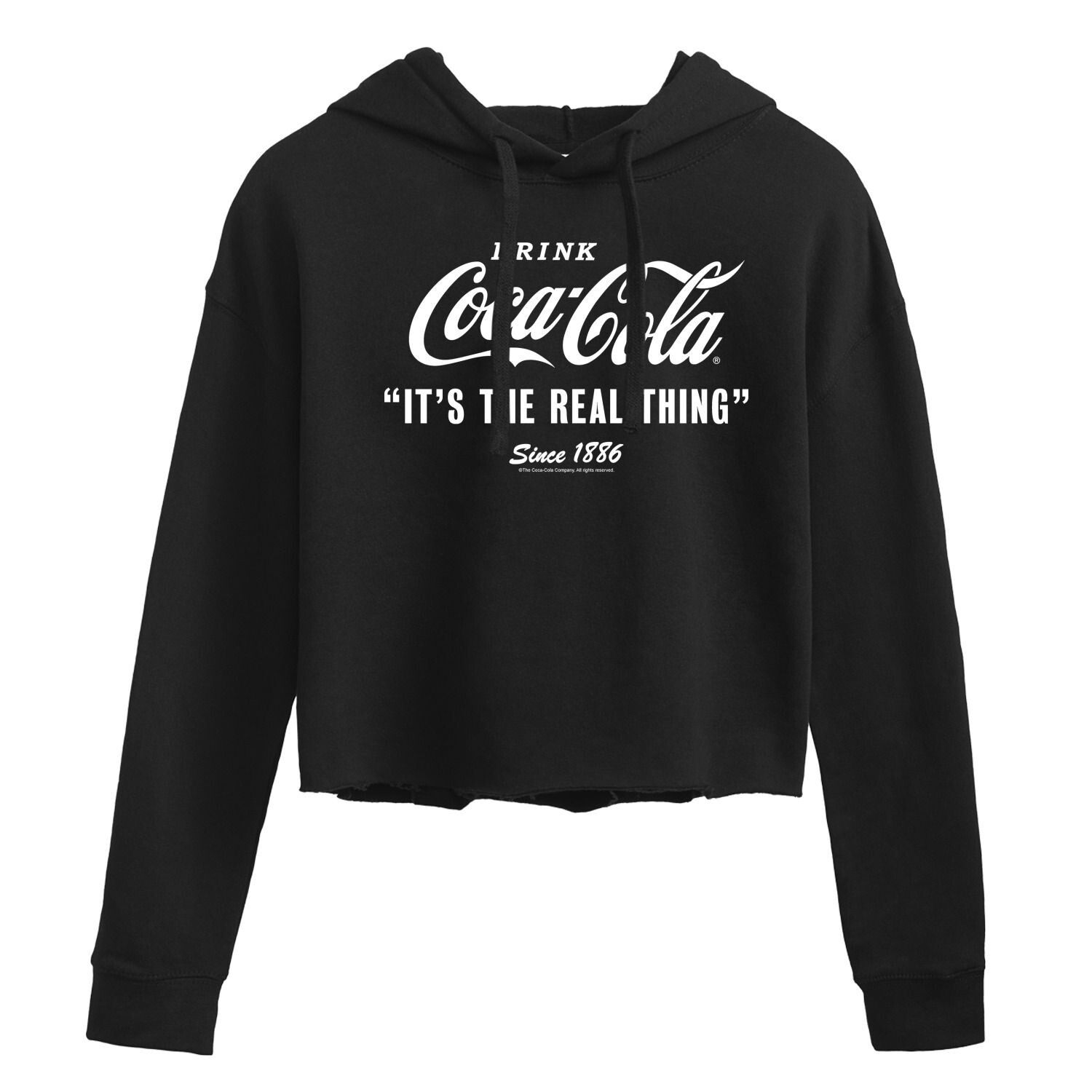 Укороченная толстовка с рисунком Coca-Cola Real Thing для юниоров Licensed Character, черный
Укороченная толстовка с рисунком Coca-Cola Real Thing для юниоров Licensed Character, черный