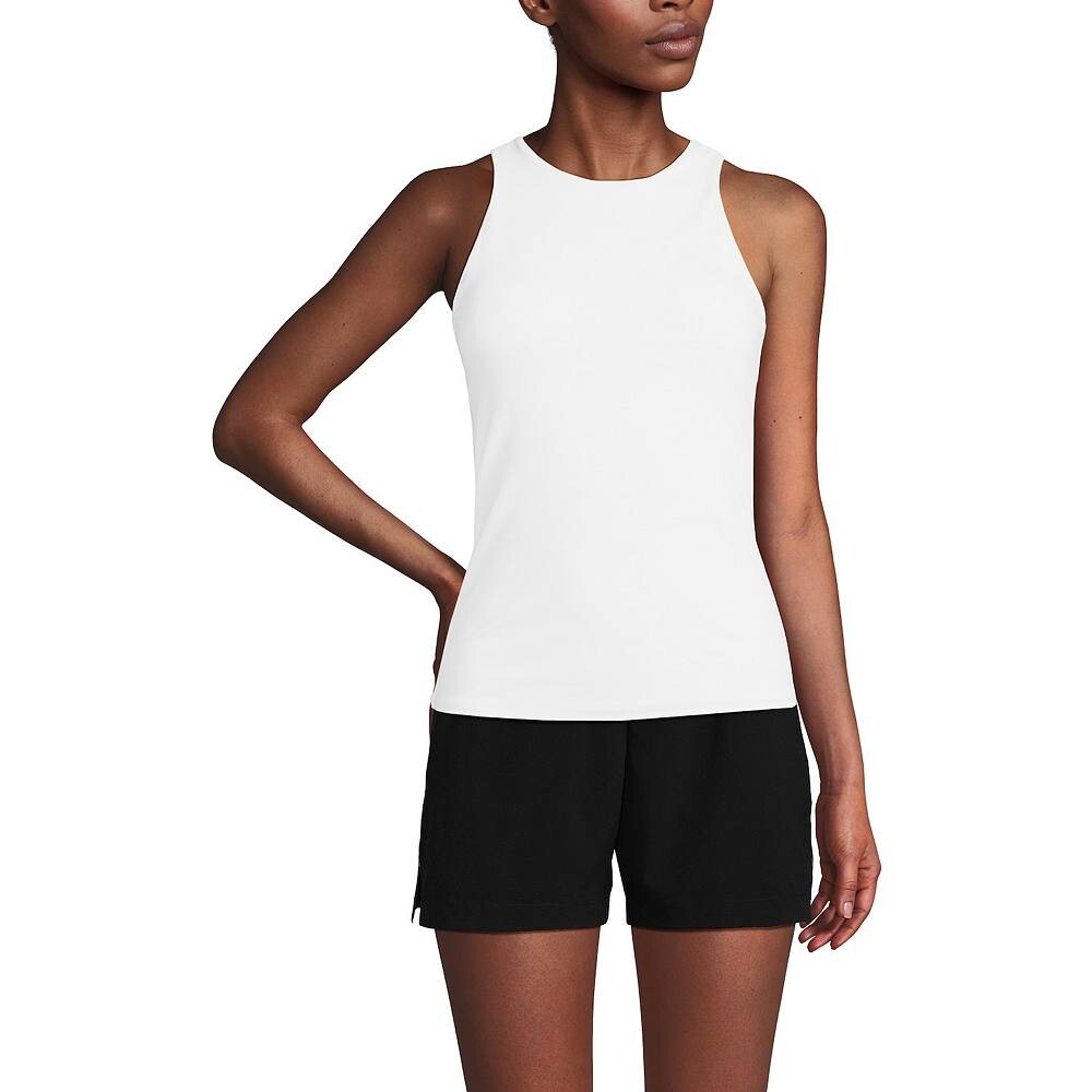 Женская майка Lands End с круглым вырезом приталенного кроя Lands' End, белый
Женская майка Lands End с круглым вырезом приталенного кроя Lands' End, белый