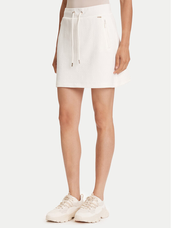 Мини-юбка regular fit V5YD03 KBSL2 Guess, экрю 
Мини-юбка regular fit V5YD03 KBSL2 Guess, экрю