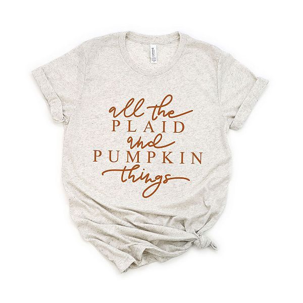 Футболка с принтом в клетку и тыквами Simply Sage Market, Oatmeal
Футболка с принтом в клетку и тыквами Simply Sage Market, Oatmeal