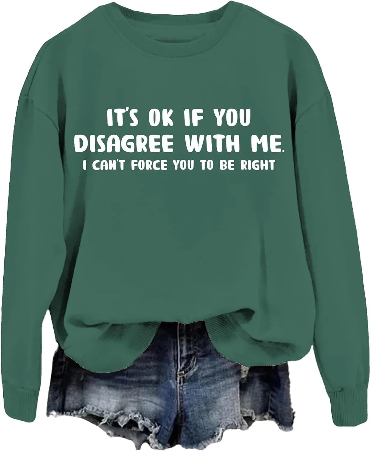 Толстовка It's Ok If You Disagree With Me, длинный рукав SIMJEW
Толстовка It's Ok If You Disagree With Me, длинный рукав SIMJEW