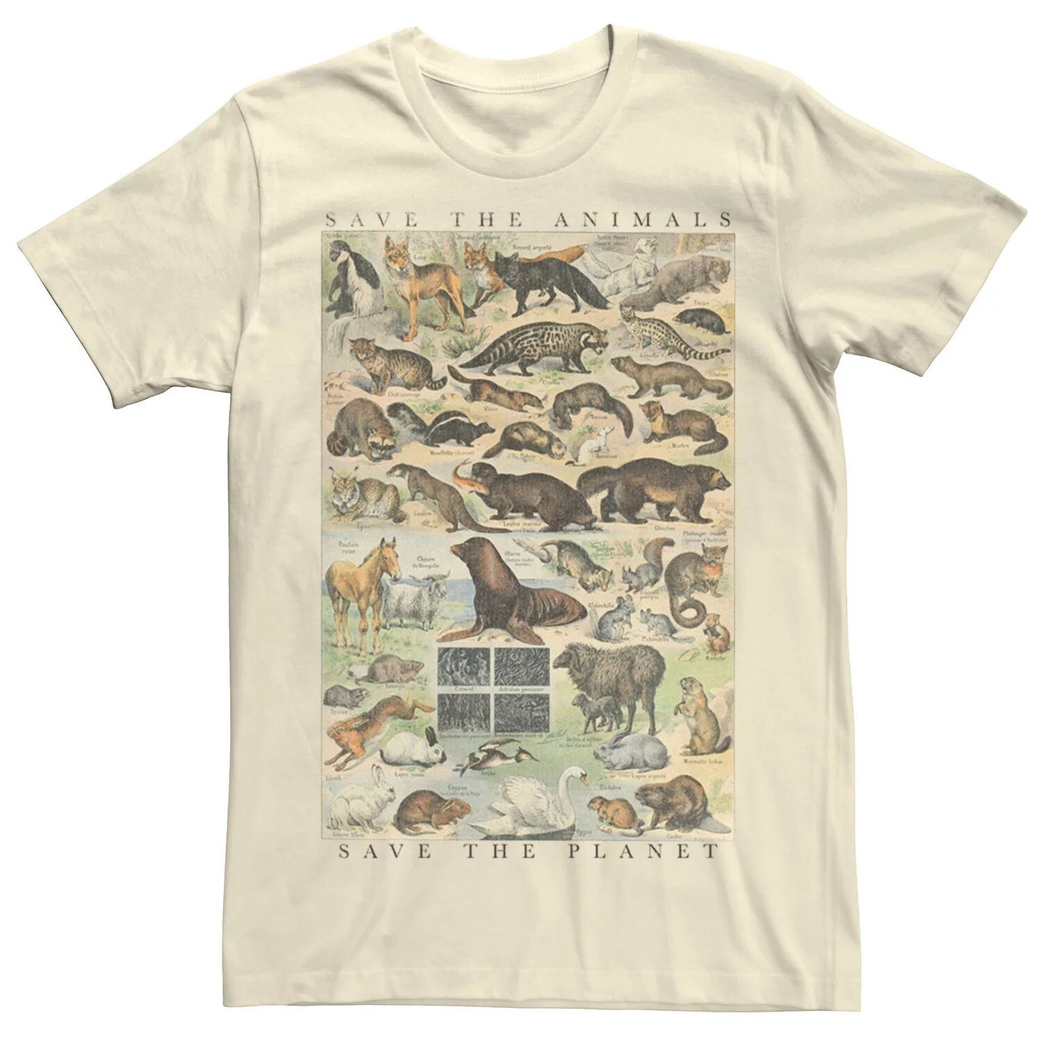 Мужская футболка с плакатом Fifth Sun Save Animals Licensed Character
Мужская футболка с плакатом Fifth Sun Save Animals Licensed Character