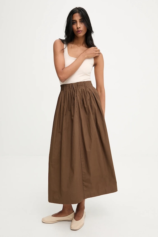 Хлопковая юбка Answear.Lab, коричневый
Хлопковая юбка Answear.Lab, коричневый