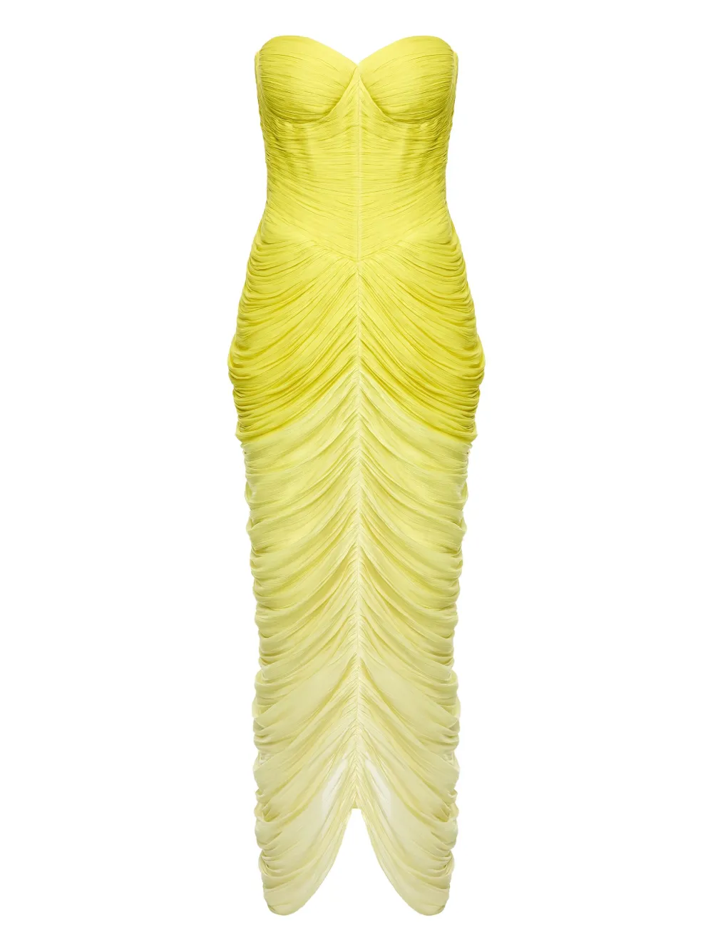 Платье макси без бретелек с драпировкой Ana Radu, желтый
Платье макси без бретелек с драпировкой Ana Radu, желтый