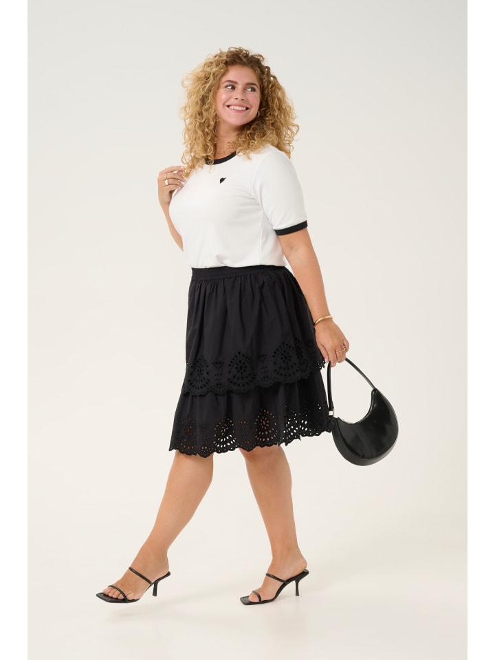 KAFFE curve Юбка KCcarly А-образного силуэта, темно-черная
KAFFE curve Юбка KCcarly А-образного силуэта, темно-черная