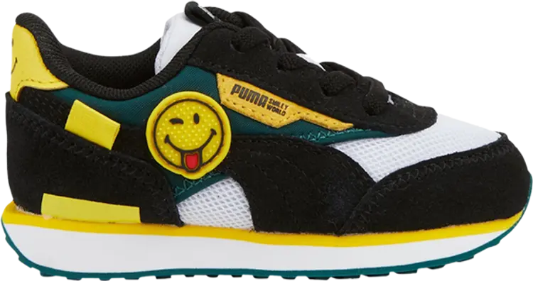 Кроссовки Puma SmileyWorld x Future Rider Infant Black Vibrant Yellow, черный
Кроссовки Puma SmileyWorld x Future Rider Infant Black Vibrant Yellow, черный