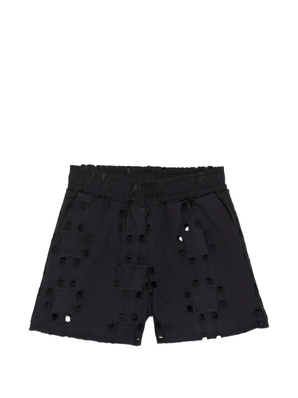 Перфорированные шорты Msgm Kids, черный
Перфорированные шорты Msgm Kids, черный