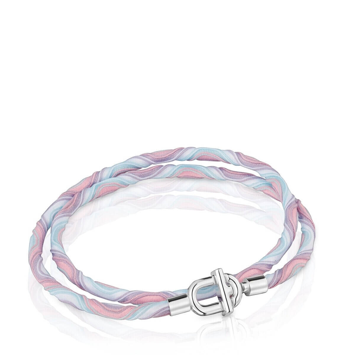 Браслет-ожерелье Tous Manifesto Elastic With Pink And Blue Cord, серебро/мультиколор
Браслет-ожерелье Tous Manifesto Elastic With Pink And Blue Cord, серебро/мультиколор