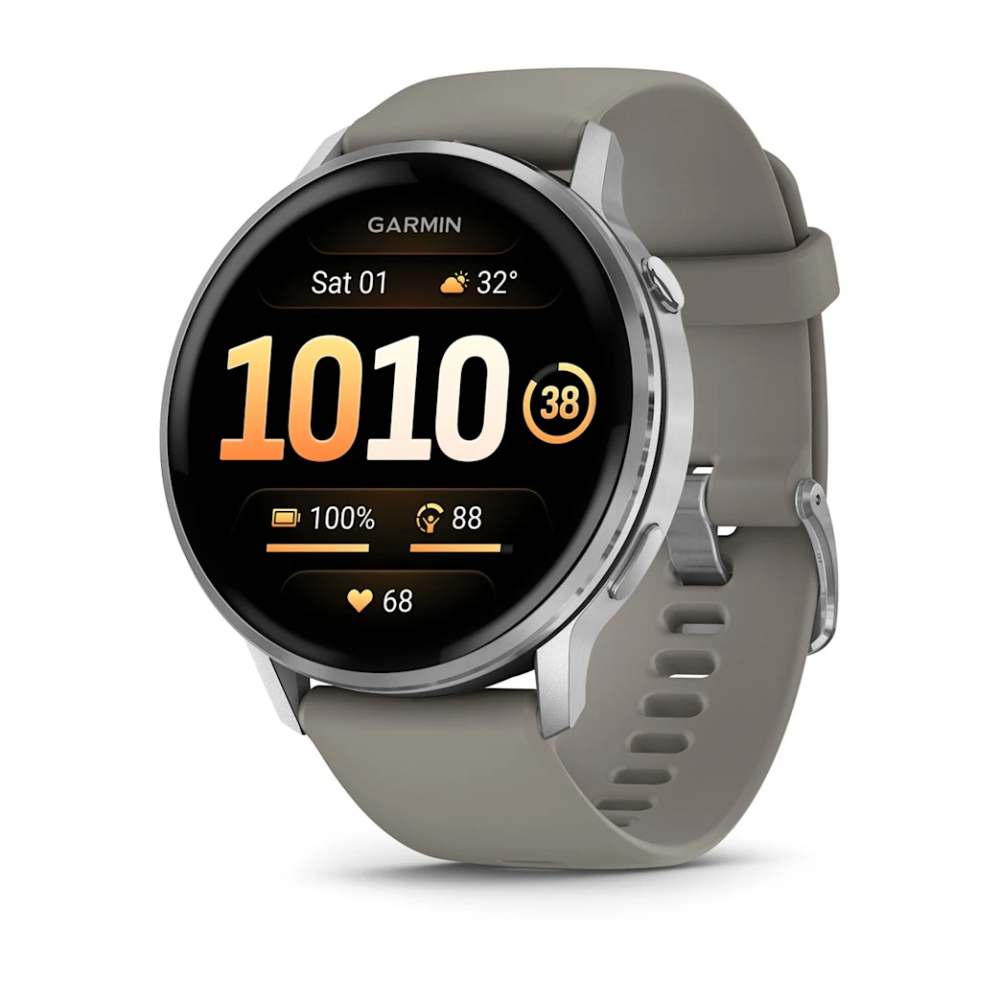 Умные часы Garmin Venu 4, 45 мм, Wi-Fi, серебристый/серый
Умные часы Garmin Venu 4, 45 мм, Wi-Fi, серебристый/серый