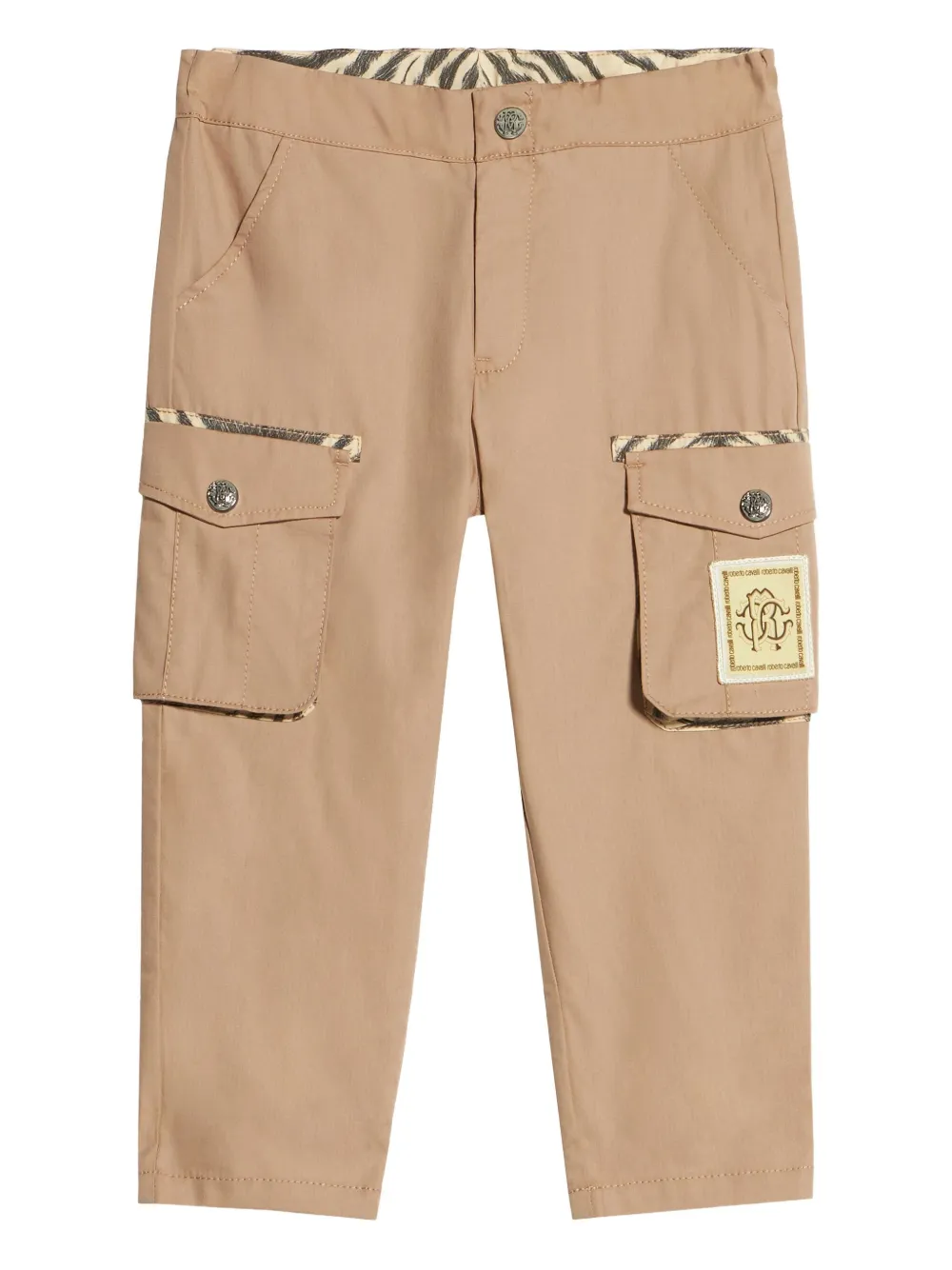 Брюки с нашивкой-логотипом Roberto Cavalli Junior, нейтральный
Брюки с нашивкой-логотипом Roberto Cavalli Junior, нейтральный