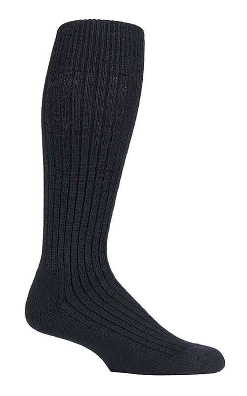 Мужские длинные шерстяные носки в стиле милитари до колена для ботинок Country Pursuit, черный
Мужские длинные шерстяные носки в стиле милитари до колена для ботинок Country Pursuit, черный