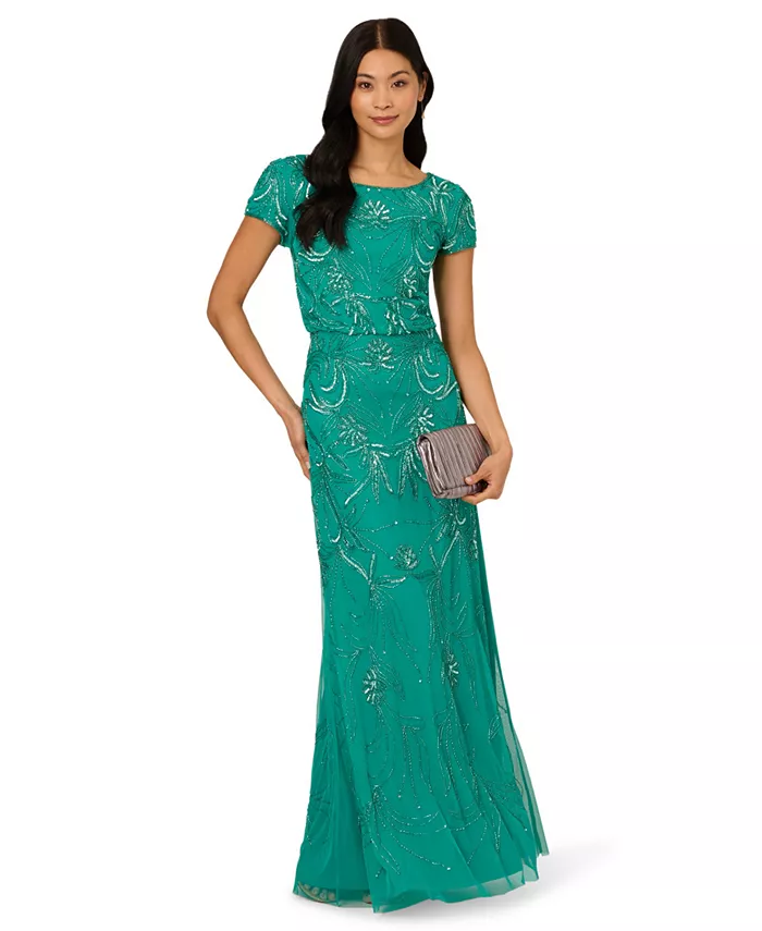 Женское платье с цветочным принтом и пайетками Adrianna Papell, синий
Женское платье с цветочным принтом и пайетками Adrianna Papell, синий