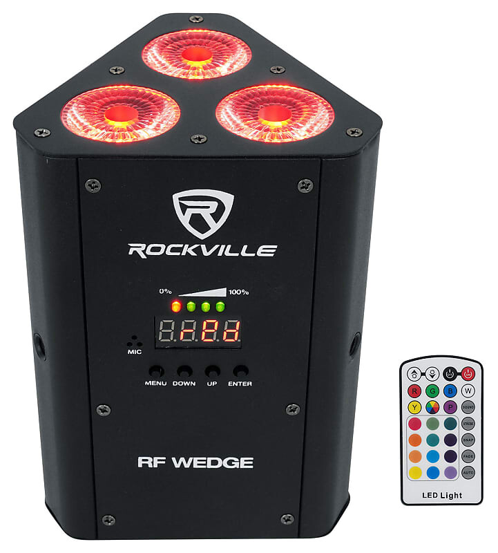 Комплект Rockville RF WEDGE BLACK RGBWA + UV Battery Wireless DMX DJ Par Up Light + RF Remote
Комплект Rockville RF WEDGE BLACK RGBWA + UV Battery Wireless DMX DJ Par Up Light + RF Remote