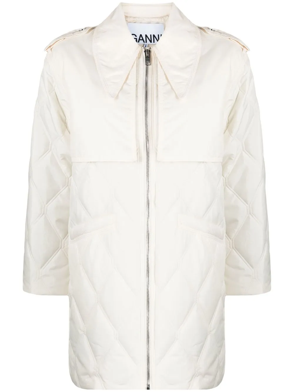 Стеганая куртка GANNI, нейтральный
Стеганая куртка GANNI, нейтральный