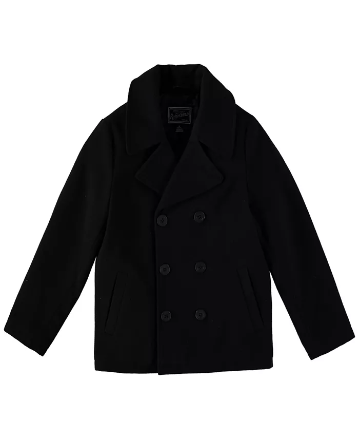 Двубортный бушлат для больших мальчиков S Rothschild & CO, черный
Двубортный бушлат для больших мальчиков S Rothschild & CO, черный