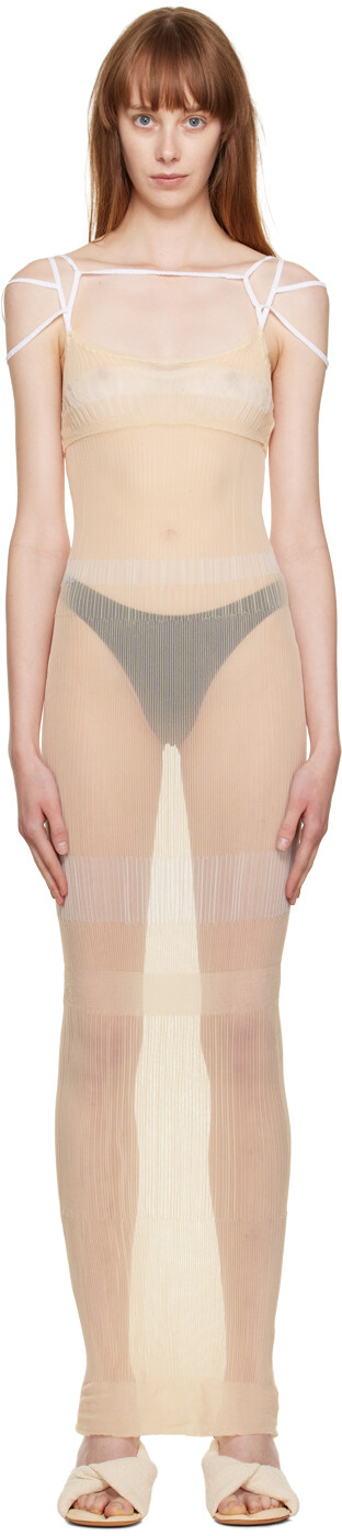 Бежевое платье-макси Le Papier 'La Robe Sognu' Jacquemus, Бежевый, Бежевое платье-макси Le Papier 'La Robe Sognu' Jacquemus
Бежевое платье-макси Le Papier 'La Robe Sognu' Jacquemus, Бежевый, Бежевое платье-макси Le Papier 'La Robe Sognu' Jacquemus