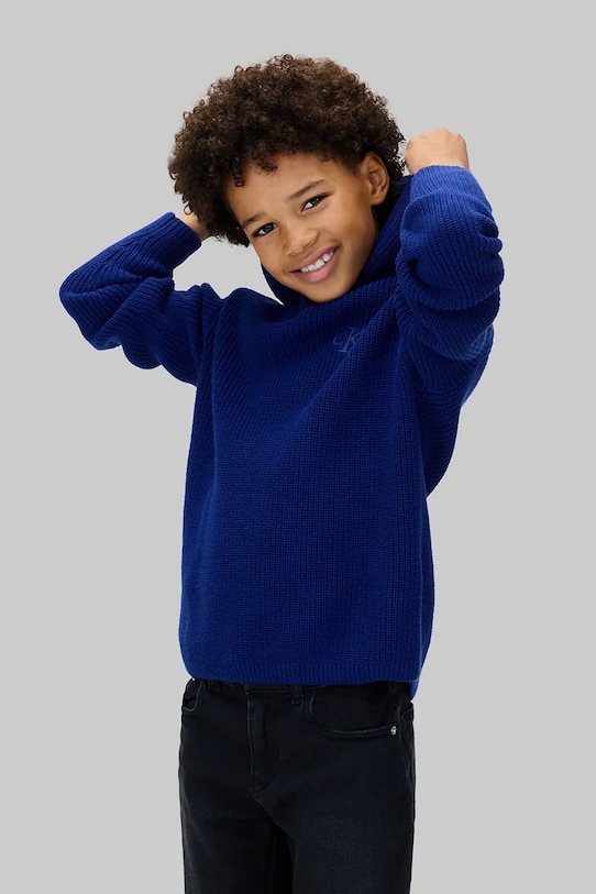 Детская хлопковая толстовка Calvin Klein Jeans, синий
Детская хлопковая толстовка Calvin Klein Jeans, синий