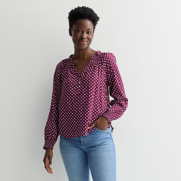 Миниатюрный топ-хенли с присборенными запястьями Sonoma Goods For Life, цвет red dainty floral
Миниатюрный топ-хенли с присборенными запястьями Sonoma Goods For Life, цвет red dainty floral