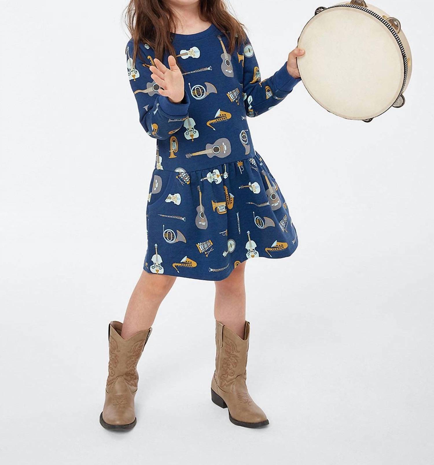 Свитшот с карманами, платье в стиле «Музыка» Piccolina Kids, Music
Свитшот с карманами, платье в стиле «Музыка» Piccolina Kids, Music