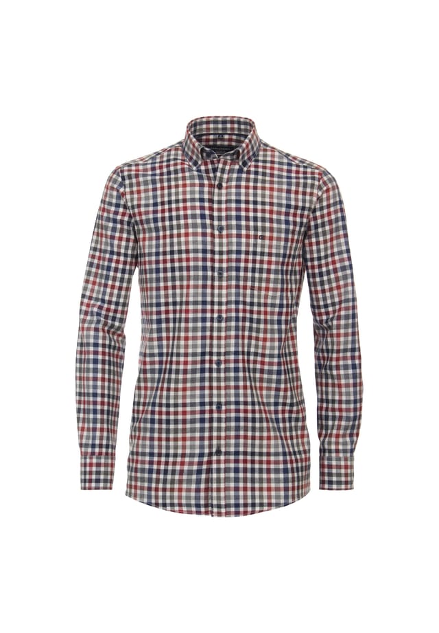 Рубашка фланелевая клетчатая комфортный крой Casamoda, красный
Рубашка фланелевая клетчатая комфортный крой Casamoda, красный