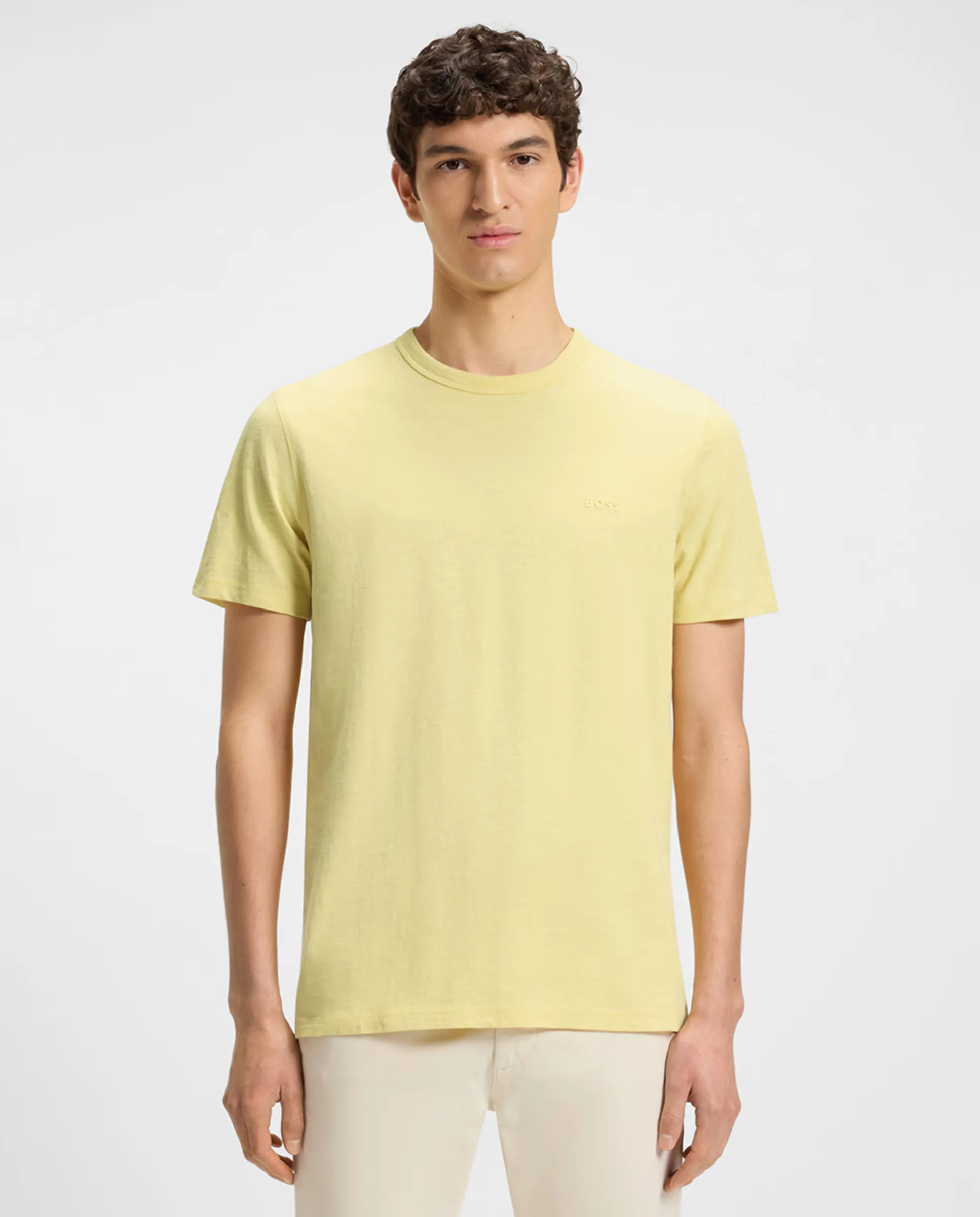 Мужская футболка с коротким рукавом Boss, естественный
Мужская футболка с коротким рукавом Boss, естественный