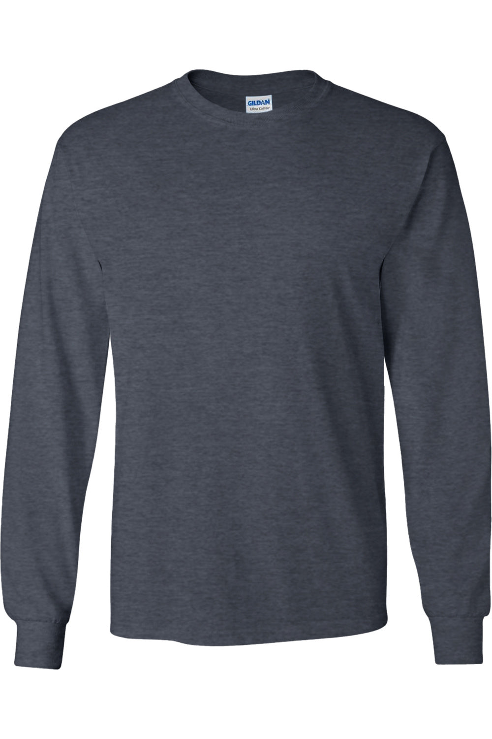 Gildan Мужская однотонная футболка с круглым вырезом и длинными рукавами из ультрахлопка, цвет dark heather
Gildan Мужская однотонная футболка с круглым вырезом и длинными рукавами из ультрахлопка, цвет dark heather
