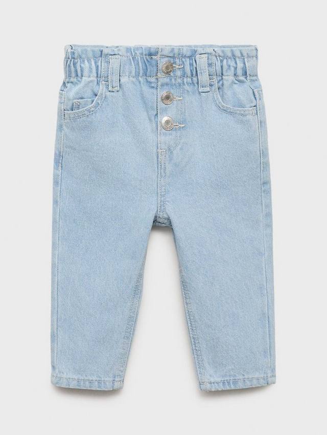 Детские джинсы из хлопка с резинкой и поясом бумажный пакет Mango, Light Blue
Детские джинсы из хлопка с резинкой и поясом бумажный пакет Mango, Light Blue