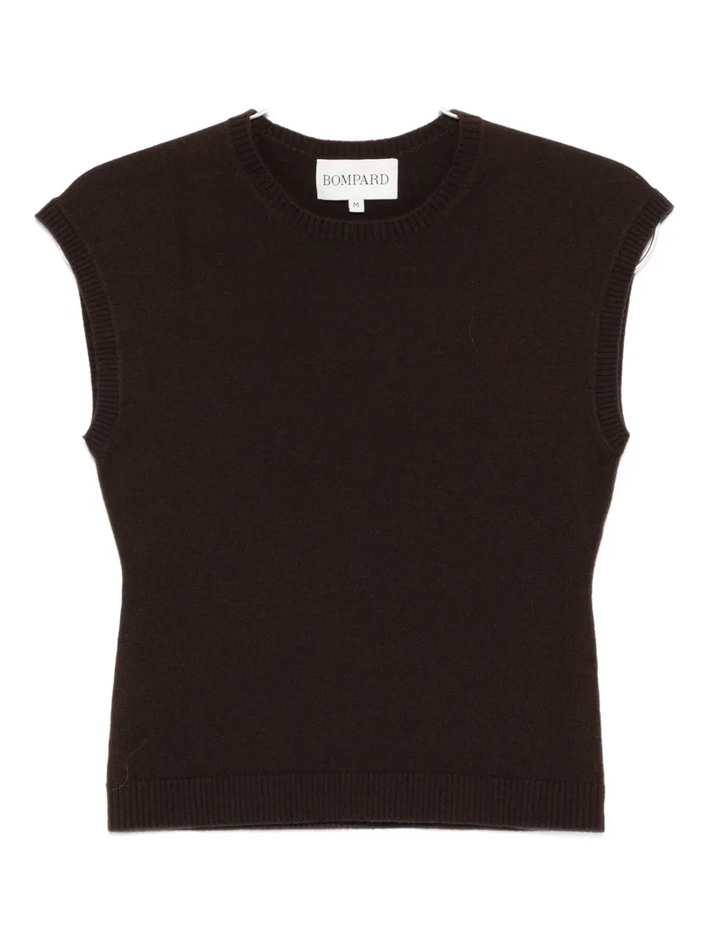 Топ в рубчик с круглым вырезом Eric Bompard, коричневый
Топ в рубчик с круглым вырезом Eric Bompard, коричневый