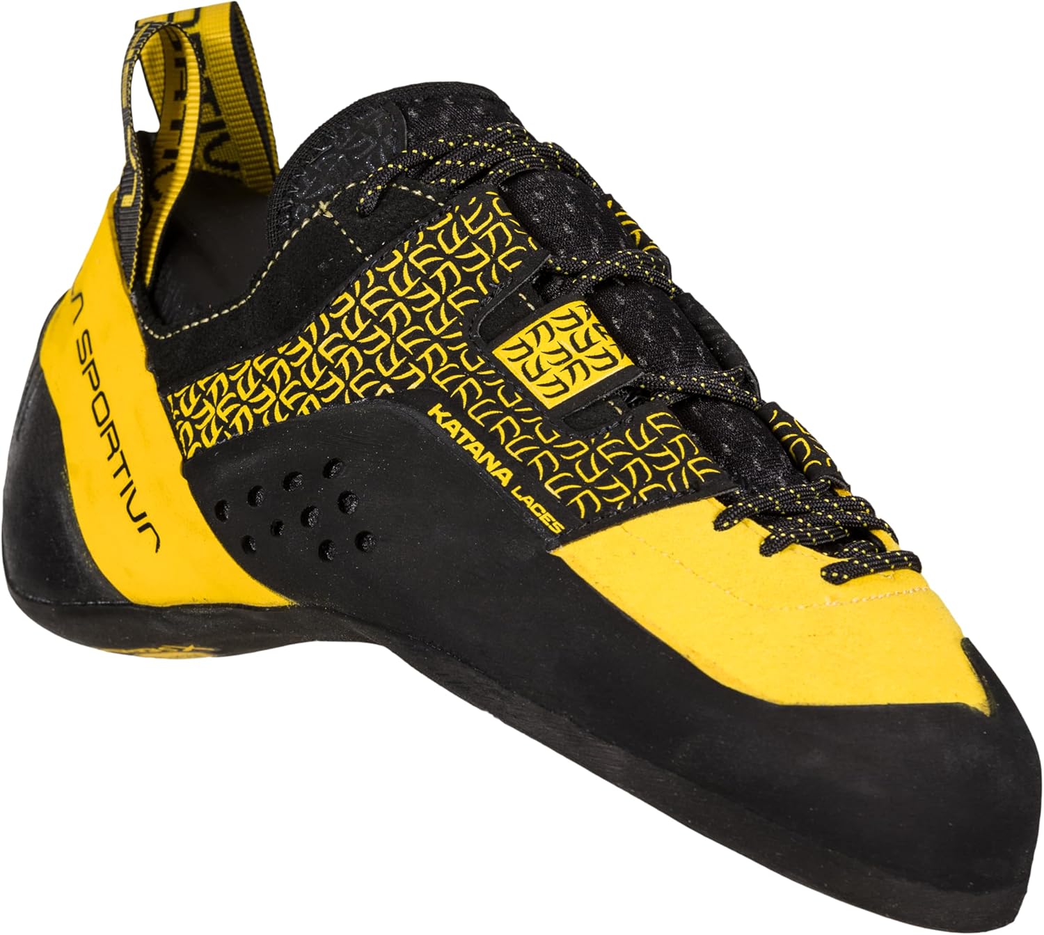 Мужские скальные туфли La Sportiva Katana Lace, черный/желтый
Мужские скальные туфли La Sportiva Katana Lace, черный/желтый